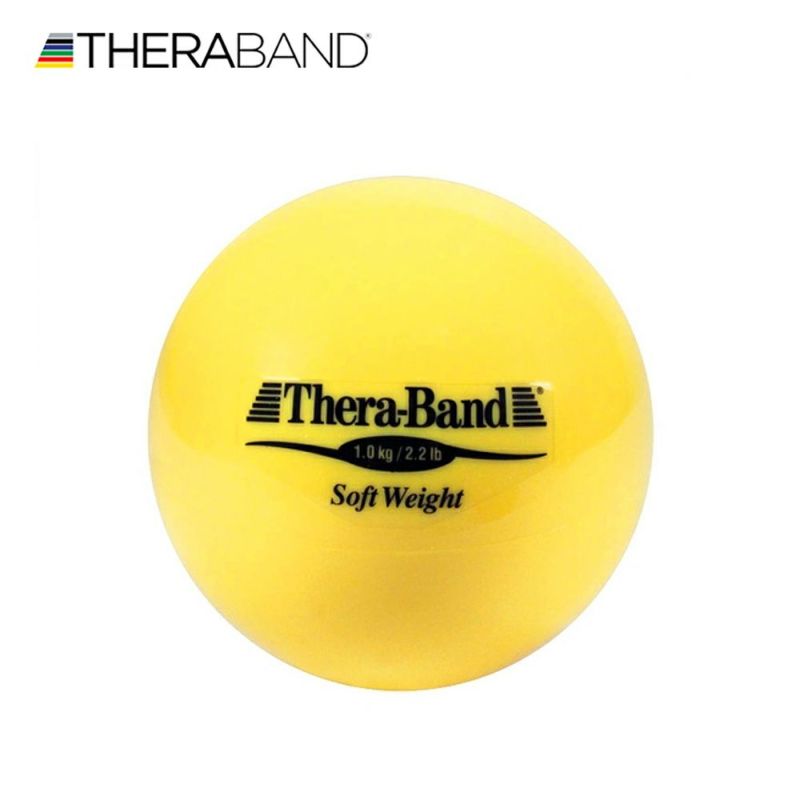  THERABAND セラバンド ソフトウェイト 黄 1kg 直径:約11cm