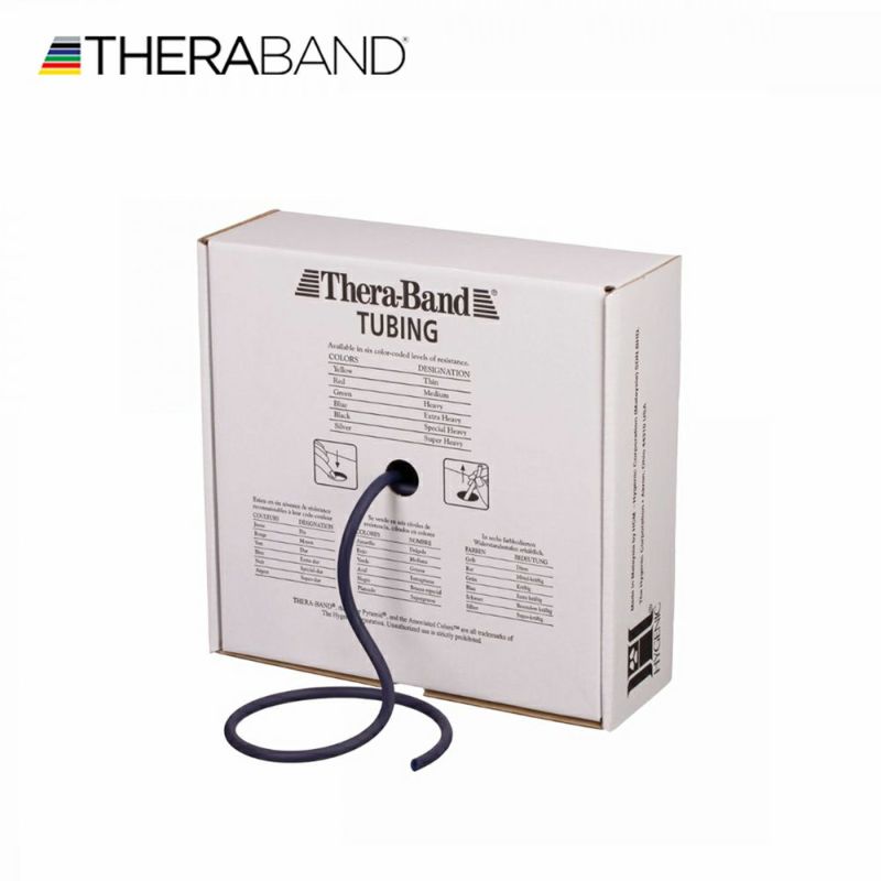  THERABAND セラバンド セラチューブ 徳用サイズ 合計30.48m(100フィート)巻 青 ブルー（エクストラヘビー）