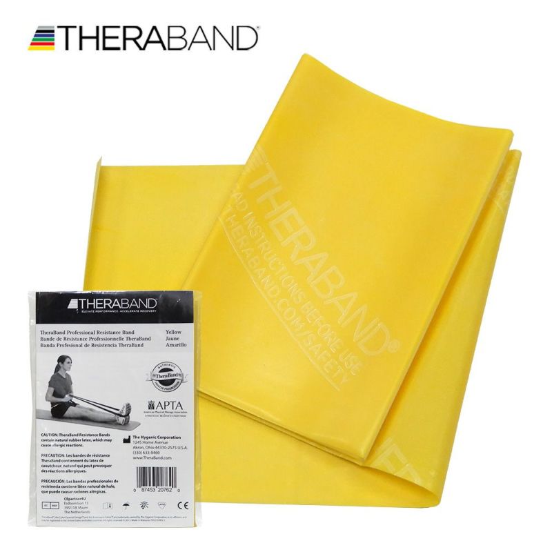  THERABAND セラバンド 1.5ｍカットバラ売り  黄 イエロー YELLOW